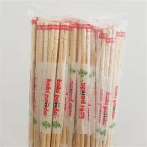 Jual Grosir Bungkus Sumpit Koki Panda Sumpit Bambu Sumpit Pasang