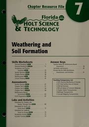 Florida Holt Science Technology Level Green Chapter Resource File