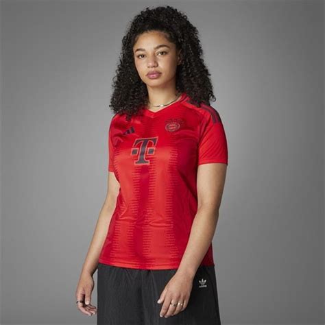 Adidas FC Bayern Munich Home Shirt 2024 2025 Womens Red