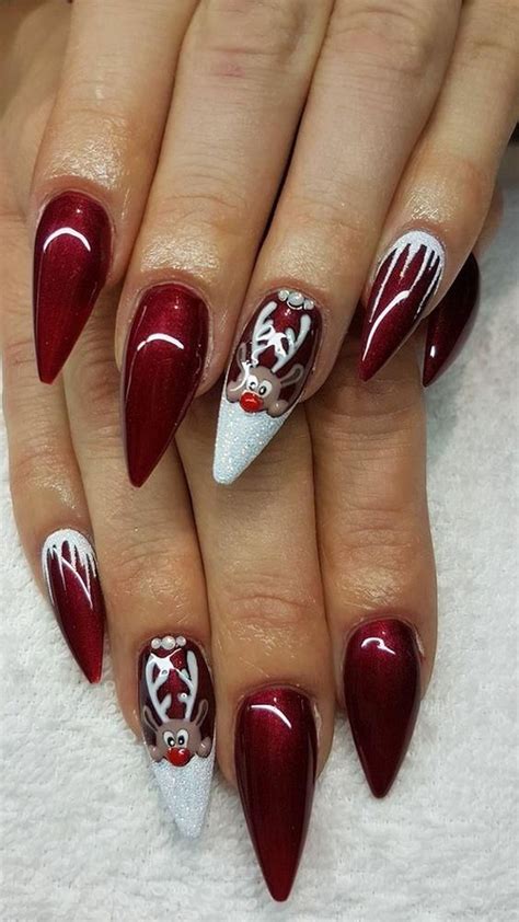 50 Wonderful Christmas Nails Design Ideas Cute Christmas Nails