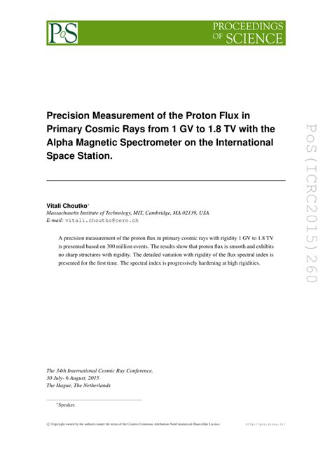 PDF Precision Measurement Of The Proton Flux In Primary Cosmic Rays