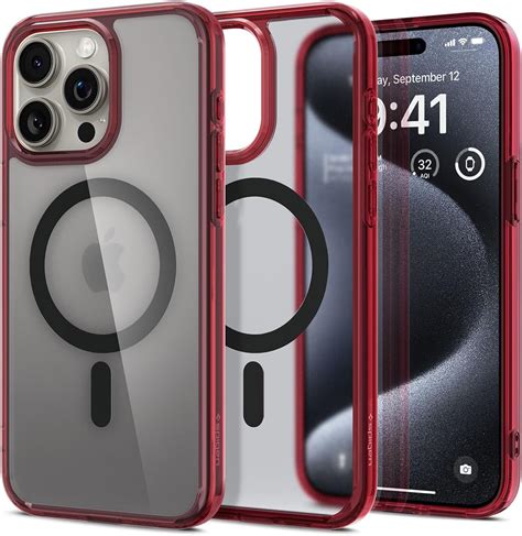 Spigen Cover Per Iphone Pro Max Ultra Hybrid Magfit Compatibile