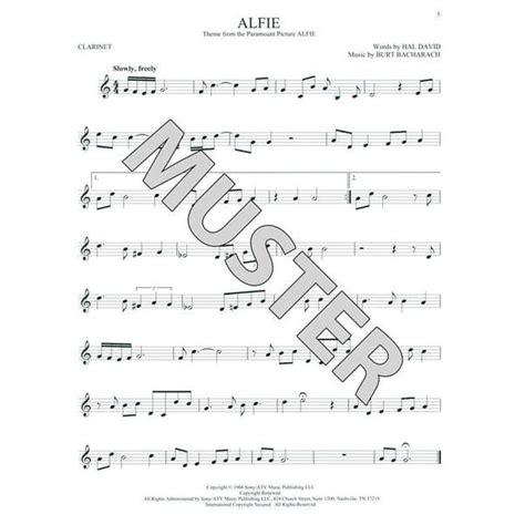 Hal Leonard 101 Movie Hits For Clarinet Thomann United States