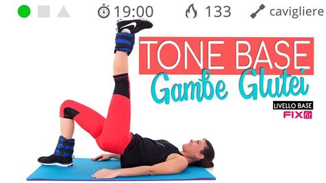 Tonificazione Gambe E Glutei Esercizi Con Le Cavigliere Opzionali