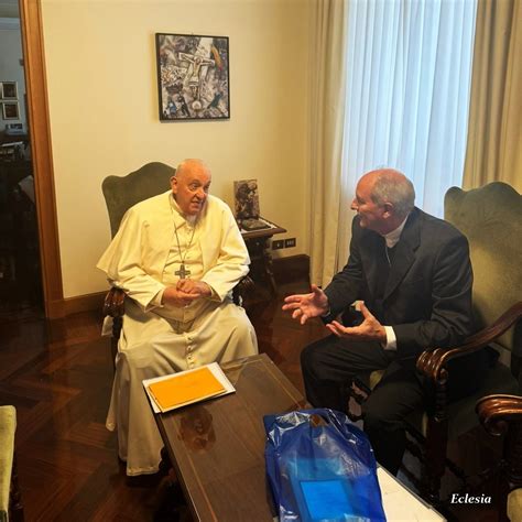 Monse Or Lugones Visit Al Papa Francisco Carta A La Di Cesis De Lomas