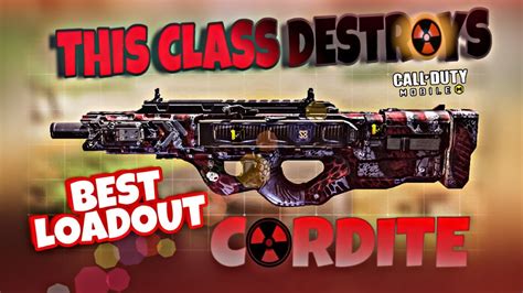 New Best Cordite Class Setup Gunsmith Loadout Cod Mobile Season