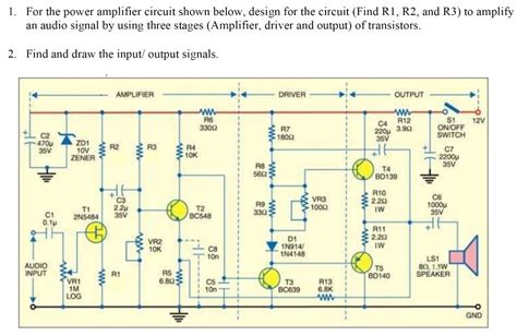 1000w Power Amplifier Schematic Diagram