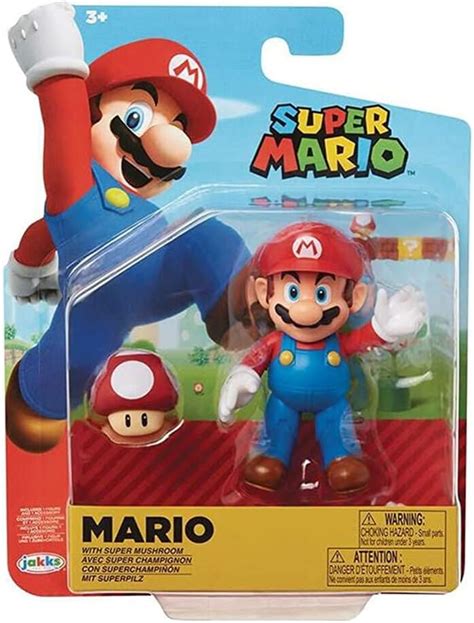 Amazon Super Mario Figura De Acci N Articulada De Mario De