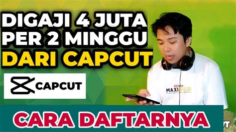 LANGKAH AWAL AGAR DAPAT PENGHASILAN DARI CAPCUTCARA DAFTAR CREATOR