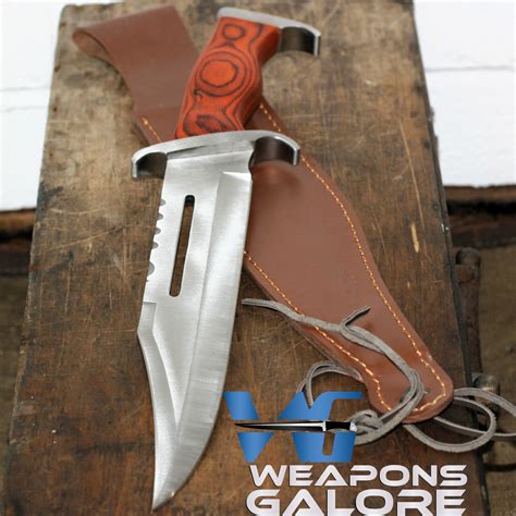 Deluxe Rambo Part III Knife Solid Construction Weapons Galore