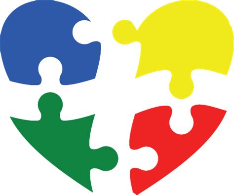 Autism Puzzle Pieces Awareness Free Svg File Svg Heart 59 Off