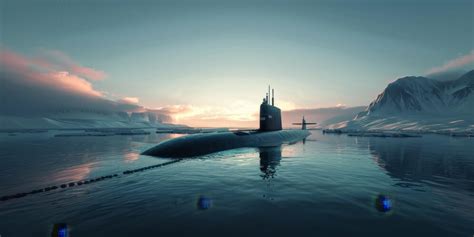 Premium Photo Submarine In The Ice Generative Ai