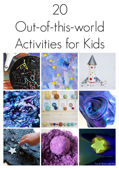 20 Outer Space Themed Activities For Kids Fun At Home With Kids