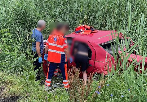 Filmul accidentului grav de miercuri de la Șeica Mare după ce o mașină