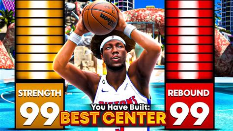 Insane Strength Rebound Center Build In Nba K Youtube