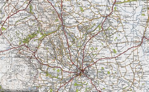 Historic Ordnance Survey Map of Gwersyllt, 1947