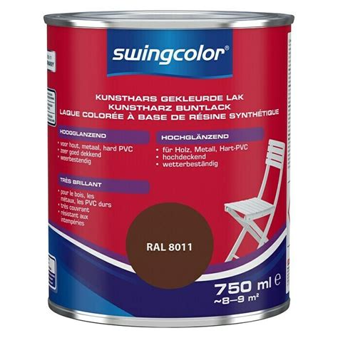 Swingcolor Kunstharz Buntlack Ral Nussbraun Ml M