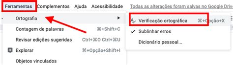 Como Ativar E Usar O Corretor Ortogr Fico No Google Docs Aplicativos