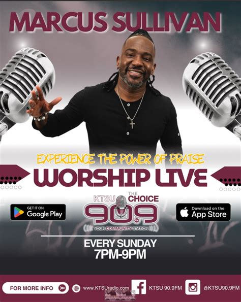 KTSU Gets Uplifted with New Sunday Show “Worship Live” – The Choice KTSU 90.9