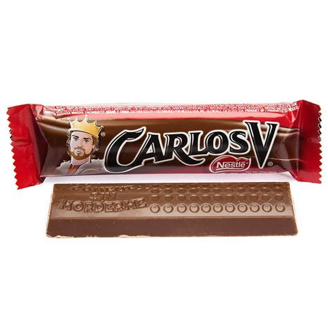 Carlos V Mini Milk Chocolate Bars: 96-Piece Box | Candy Warehouse