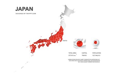 Japan Map Slide PowerPoint TinyPPT