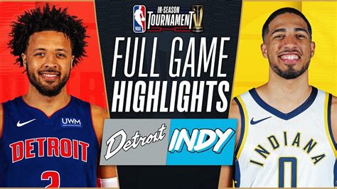 Indiana Pacers Vs Detroit Pistons Full Game Highlights Nov Nba