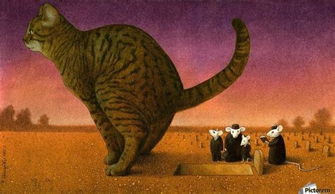 Cat By Pawel Kuczynski Wall Art