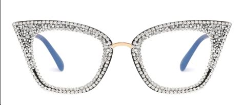 Rhinestone Eyeglasses Adding Sparkle And Glamour Your Everyday Look