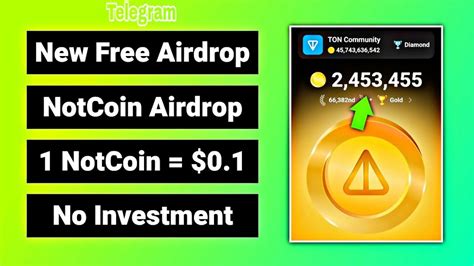 Notcoin New Free Mining Airdop New Free Crypto