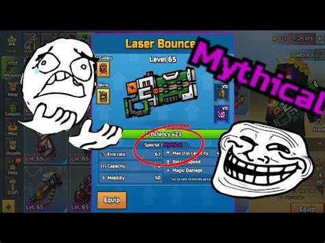 Cat Spamming With Mythical Laser Bouncer Pixel Gun D Youtube