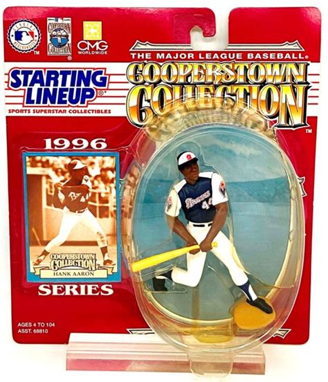 Vintage Starting Lineup Cooperstown Collection Mlb Hank Aaron W