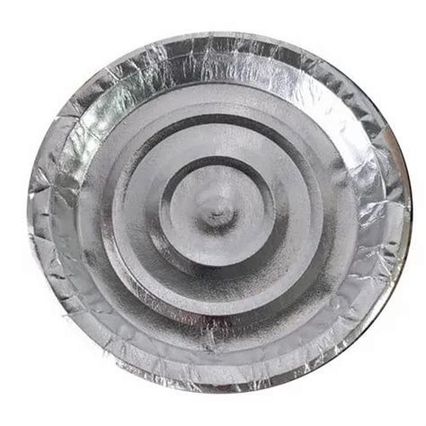 7inch Silver Foil Paper Plate At Rs 1 3 Piece Silver Paper Dish In