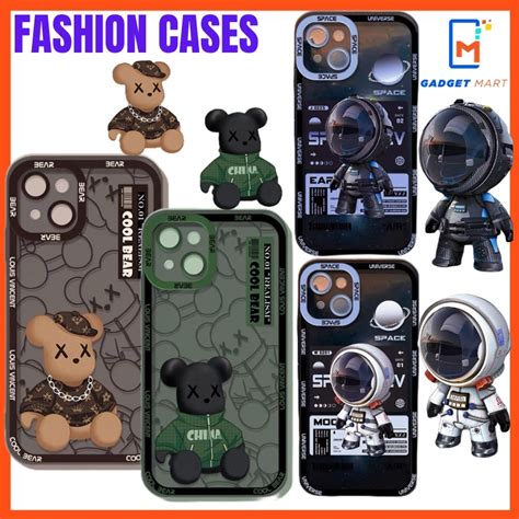 Oppo A79 A98 A78 A58 A38 A18 4g 5g Fashion Astronaut Bear Shockproof