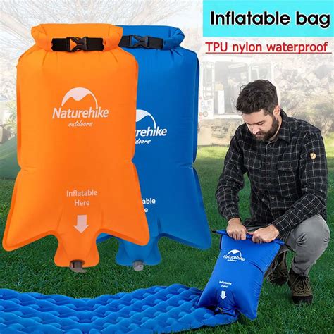 Naturehike Waschbar Tragbare Stilvolle Nylon Aufblasbare Tasche