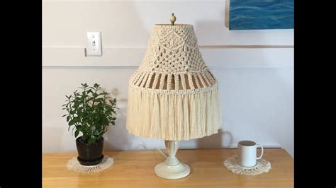 How To Make A Macrame Lampshade Step By Step Tutorial Youtube