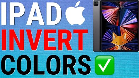 How To Invert Colors On Ipad Youtube