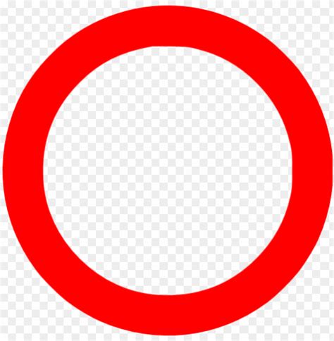 Red Circle Png Transparent With Clear Background Id Toppng