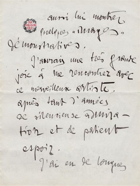 Autografo Di Gabriele D Annunzio Lettera Messa In Scena Dramma