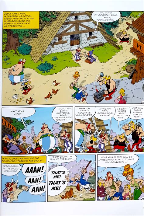 Asterix And The Missing Scroll Album 36 Fahasacom