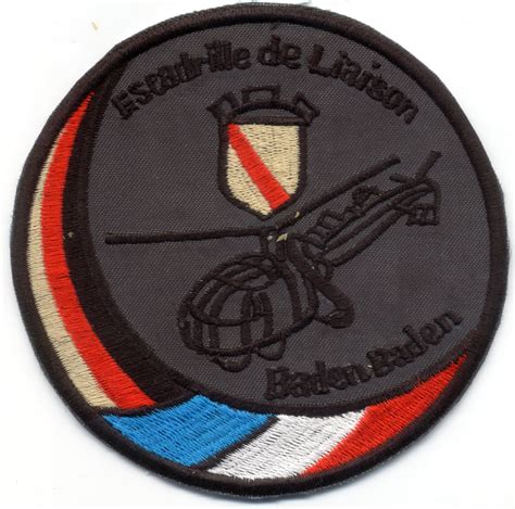 Patch De L Escadrille De Liaison Des Forces Fran Aises Stationn Es En