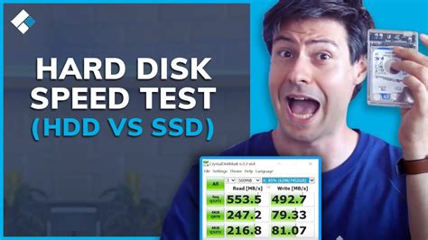 Ssd Vs Hdd Speed Test Perform Hard Disk Speed Test Youtube