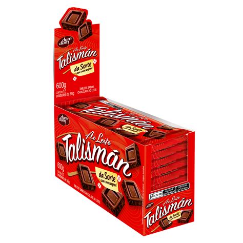 Talismán da Sorte Ao Leite 50g - display - Dumdum Chocolates
