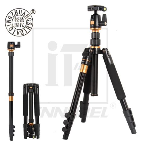 Beike Qzsd Q Professional Aluminium Alloy Tripod Kit Monopod