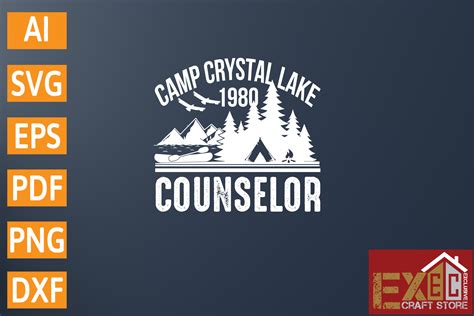 Camp Crystal Lake Counselor Graphic By Exclusive Craft Store