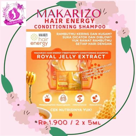 Makarizo Hair Energy Fibertherapy Conditioning Shampoo Royal Jelly Ml