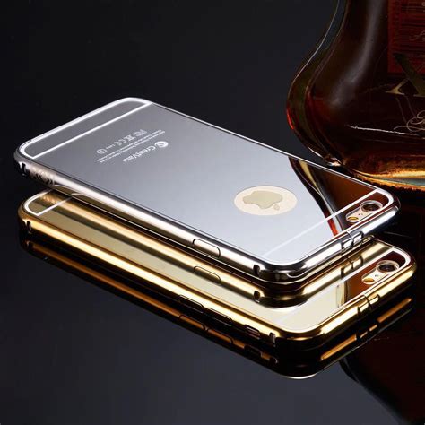 Luxury Aluminum Ultra Thin Mirror Metal Case Cover For Iphone 5 5s 6 6 Plus Creatvalu