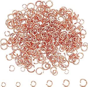 UNICRAFTALE About 420pcs 6 Sizes 3 6mm Open Jumps Rings Stainless Steel