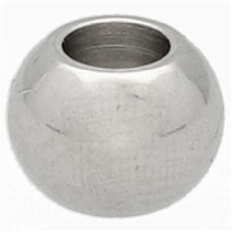 Mm Stainless Steel Round Bead Silver