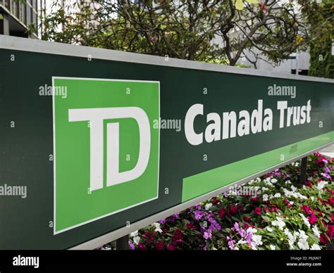 Td canada trust logo hi-res stock photography and images - Alamy