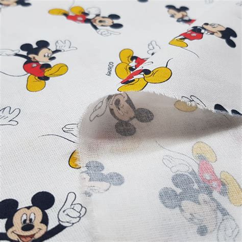 Tejido Algodón Disney Mickey Mouse Tienda de telas Textil Siles